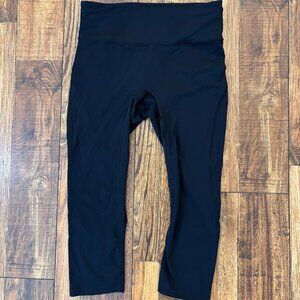 Lululemon Athletica Black Size 10 Leggings 21" Inseam Running Yoga LW6AEHS